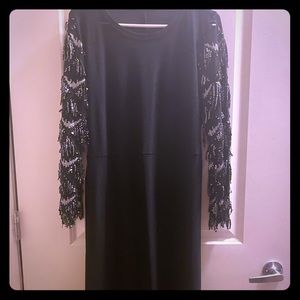 Long elegant black dress